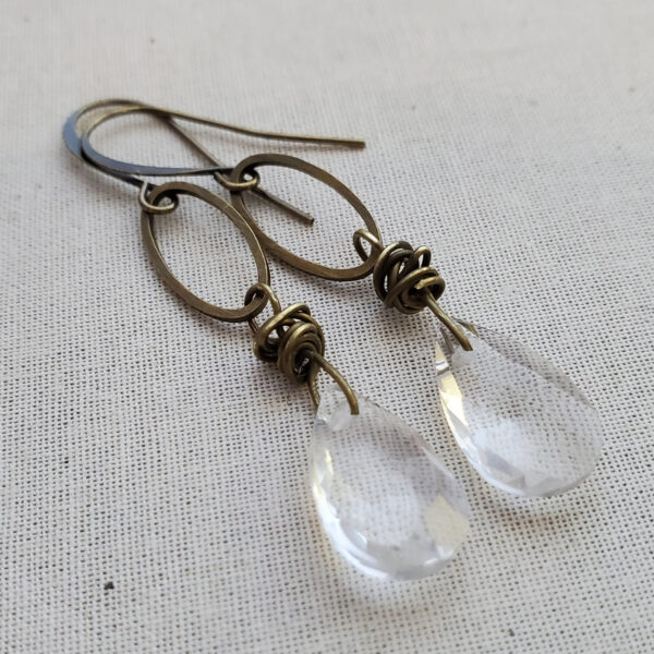 LIGHT Clear Crystal Earrings