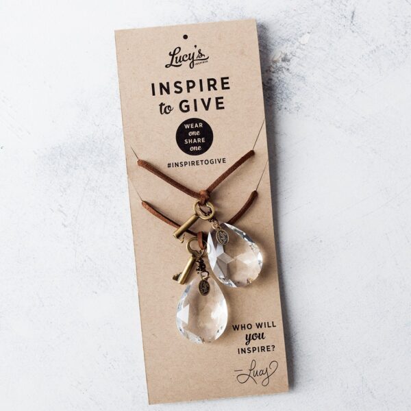 LUCY'S INSPIRE TO GIVE Medium Crystal 2-Pack